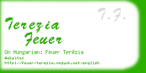 terezia feuer business card